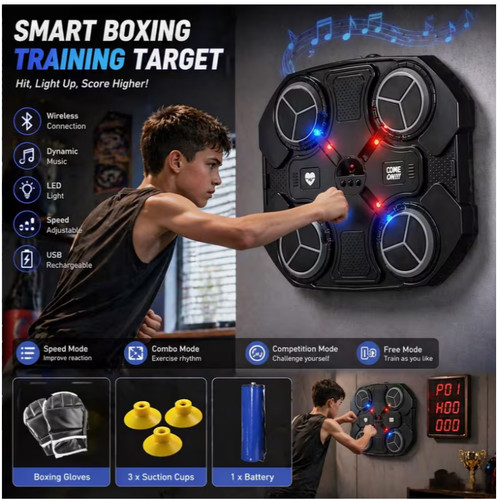 Music boxing machine led - music,